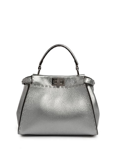 fendi leather mini satchel